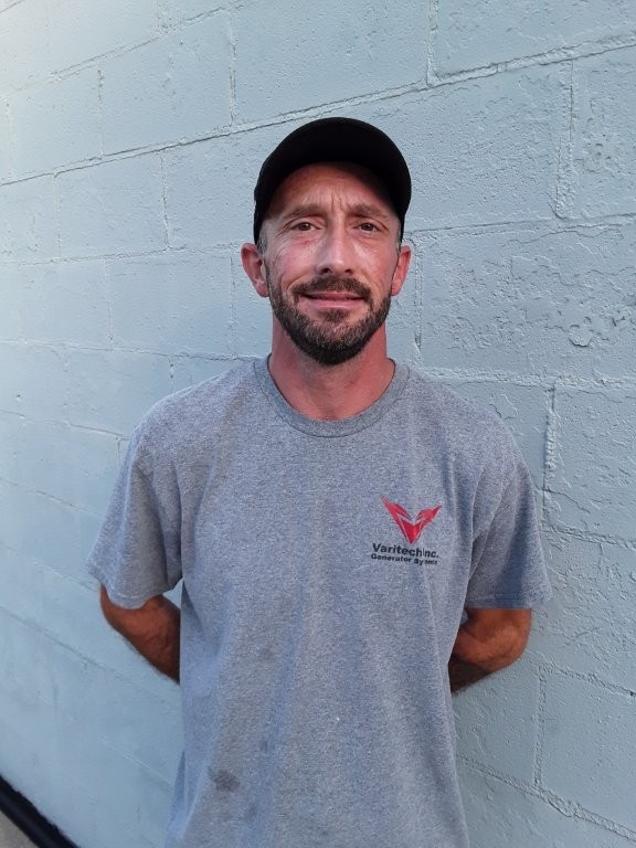 Nick Thornsberry Varitech team member supporting residential, commercial and industrial generator solutions